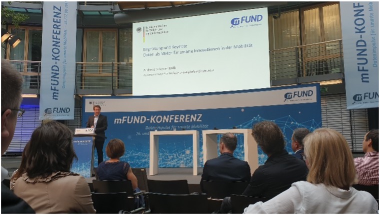 Digitale Zukunft der Mobilität - mFUND-Konferenz in Berlin mit BM Andreas Scheuer